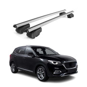 Barres de toit Transversales pour MG HS 2018-2023 Aluminium Gris ABE