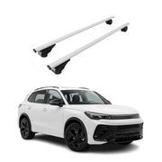 Barres de toit Transversales pour VW Tiguan III 2024-2026 Acier Gris 2Pcs