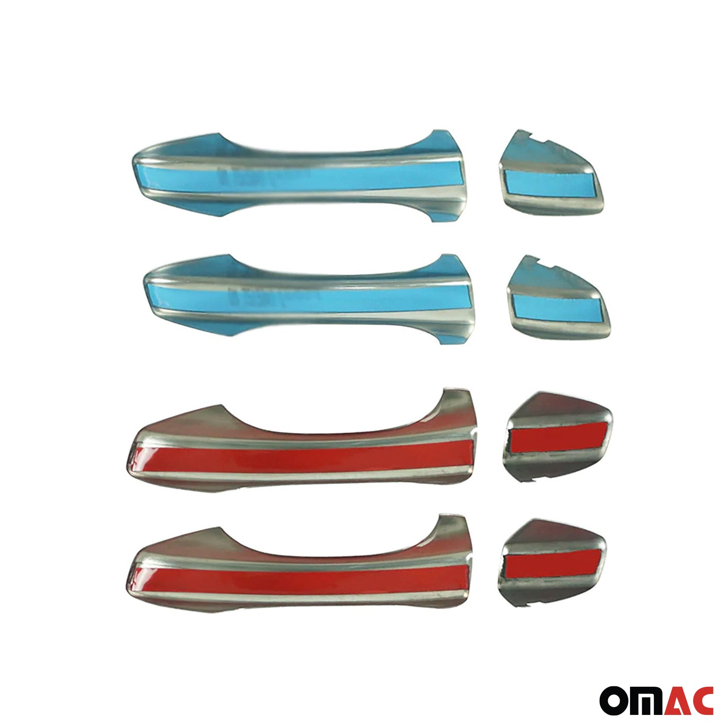Couverture Poignée de porte pour Skoda Scala 2019-2026 4 Portes Inox chrome 8pcs