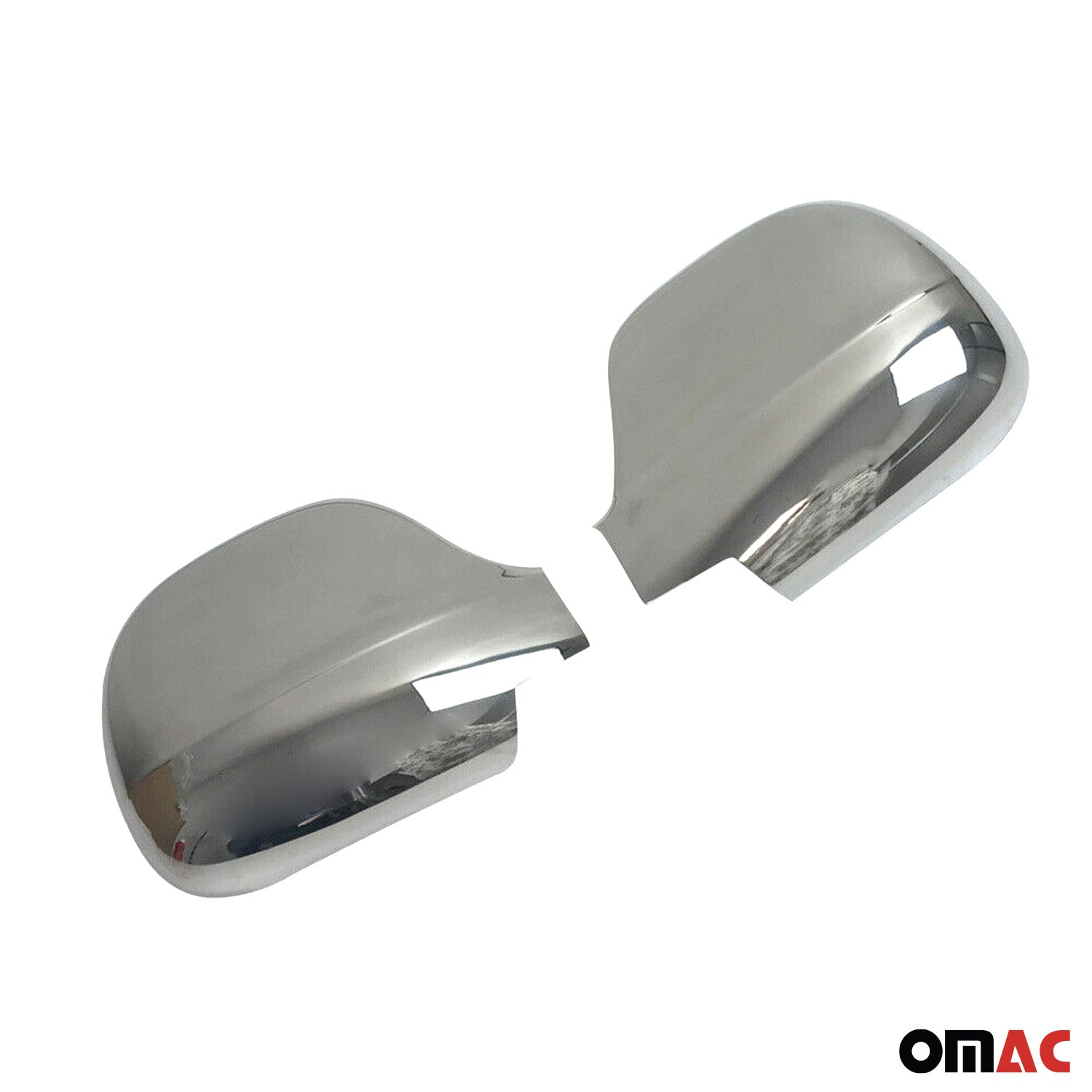 Coques de Rétroviseurs pour Mercedes Viano W639 2003-2010 en Acier Chromé Argent