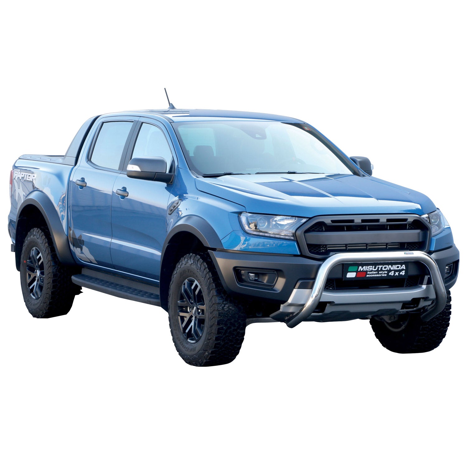 Pare-buffle Avant pour Ford Ranger Raptor 2019-2025 76 mm en Acier Gris
