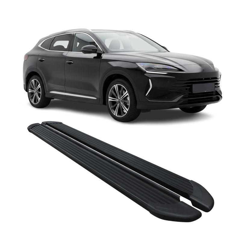 2023-2025 BYD Seal U SUV Marchepieds Latéraux pédale Aluminium Noir 2Pcs