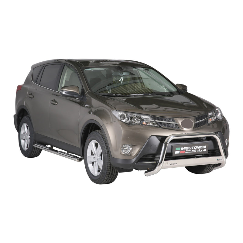 Pare-buffle Avant pour Toyota RAV4 XA40 2013-2015 63 mm en Acier Gris