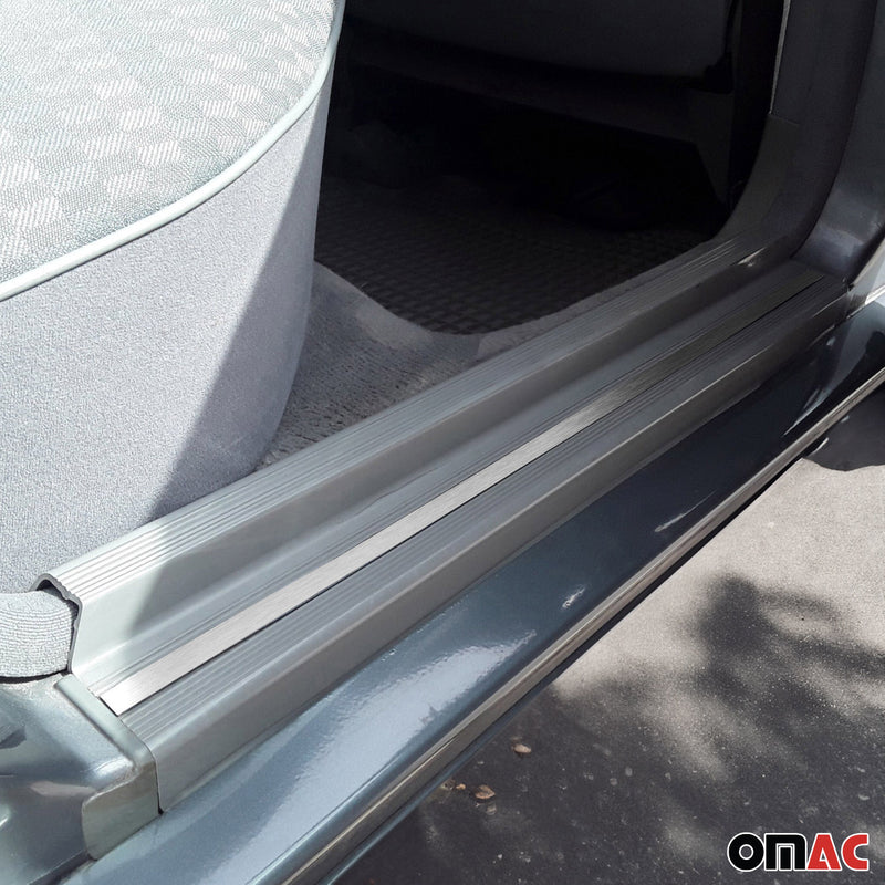 Couverture de Seuil de porte pour Mercedes Classe C W202 1993-2000 inox Brossé