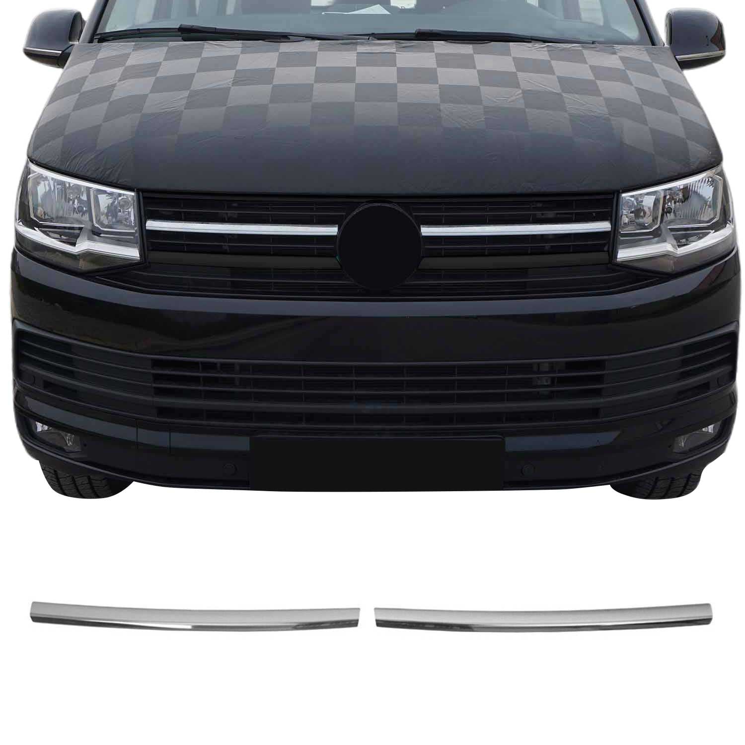 Solde Moulure De Grille De Calandre pour VW T6 Transporter tout 2015-2019 Chromé