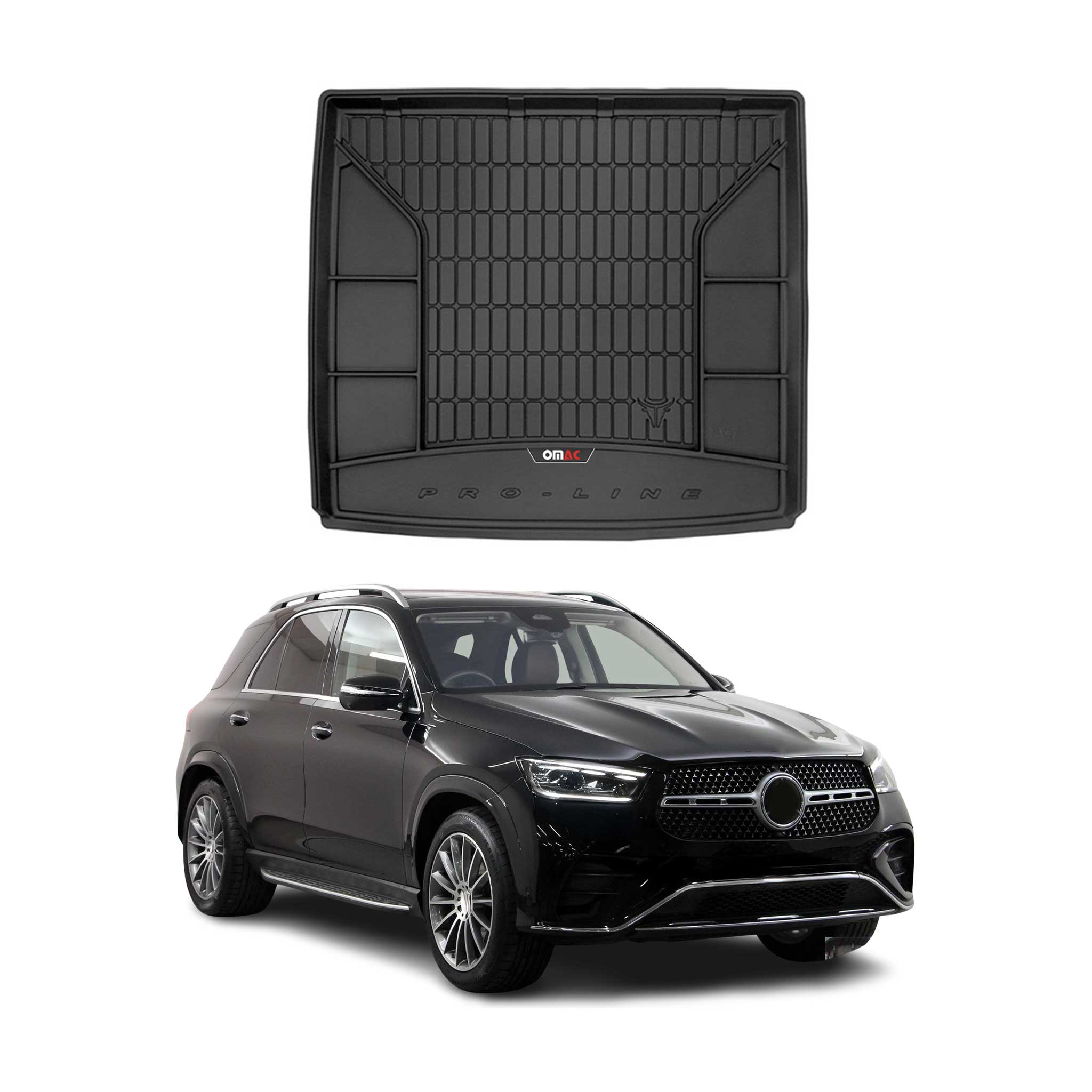 Tapis de Coffre pour Mercedes Classe GLE W167 2019-2026 TPE Noir