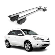 Barres de toit Transversales pour Renault Koleos I 2011-2015 Facelift Alu Gris
