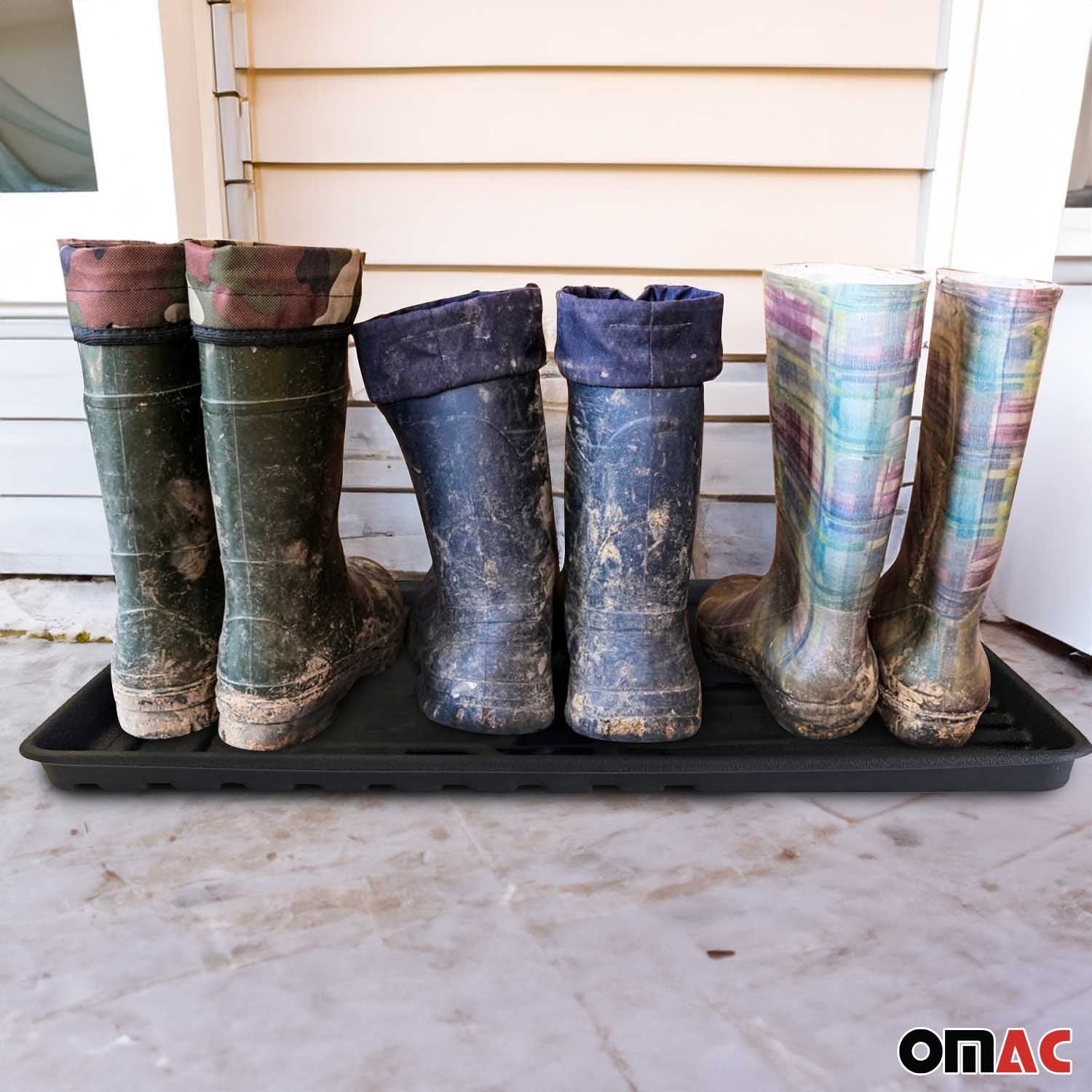 3x OMAC Tapis polyvalent pour cuisine, chaussures, machine à café, gamelle 78x38