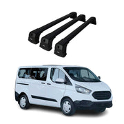 Barres De Toit Transversales pour Ford Transit Tourneo Custom 2013-2022 Alu 3Pcs