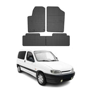 Tapis de Sol pour Peugeot Partner 1996-2009 OMAC Noir Caoutchouc