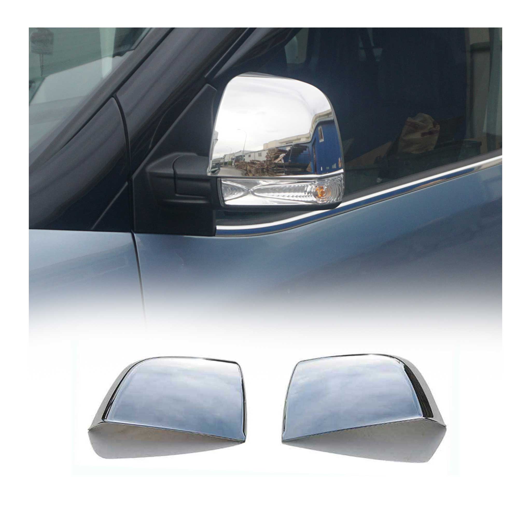 Coques de Rétroviseurs pour Opel Combo D 2012-2019 en ABS Argent