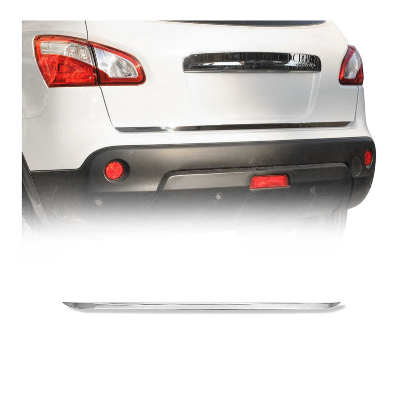 Garniture de Hayon Coffre pour Nissan Qashqai 2006-2014 acier inox