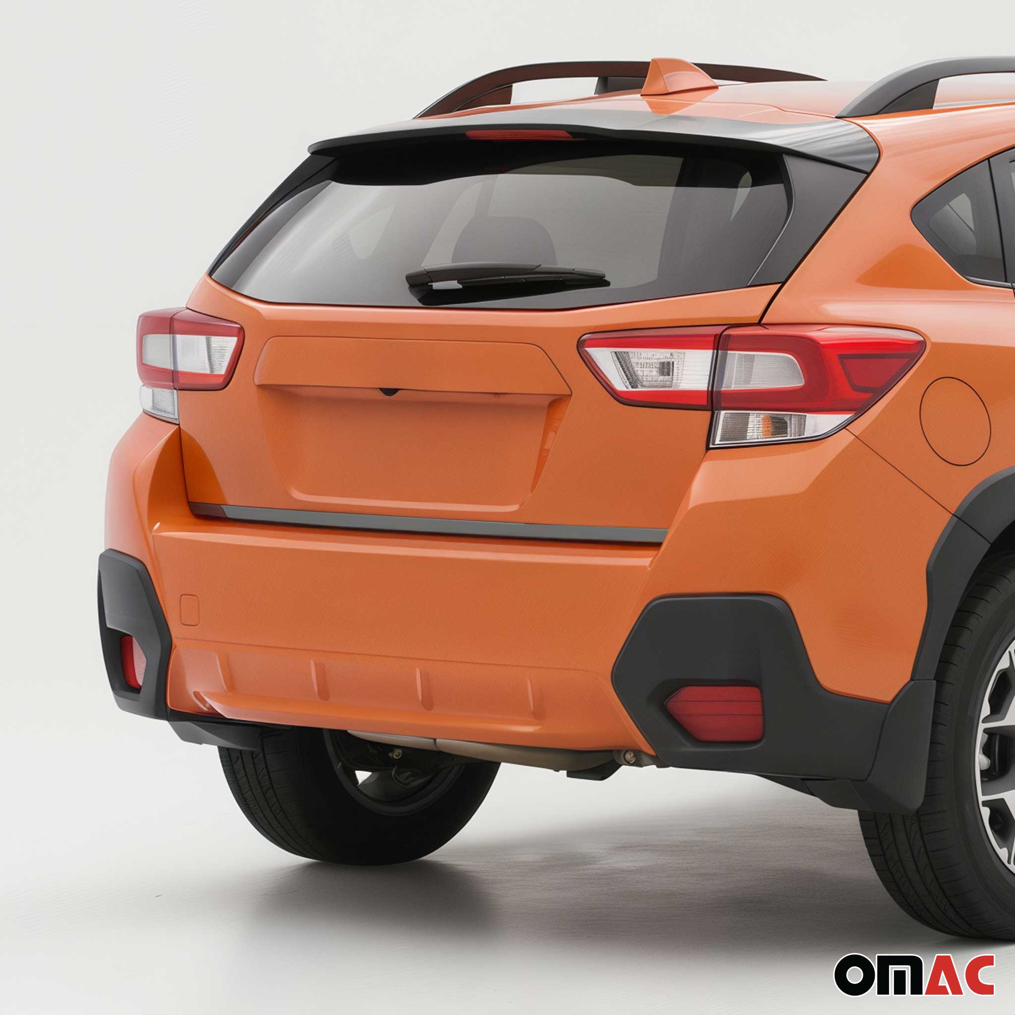 Garniture de Hayon Coffre pour Subaru XV 2017-2021 acier inox foncé