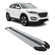 Marchepieds Latéraux pour Hyundai Tucson 2015-2020 Aluminium Argent 2Pcs