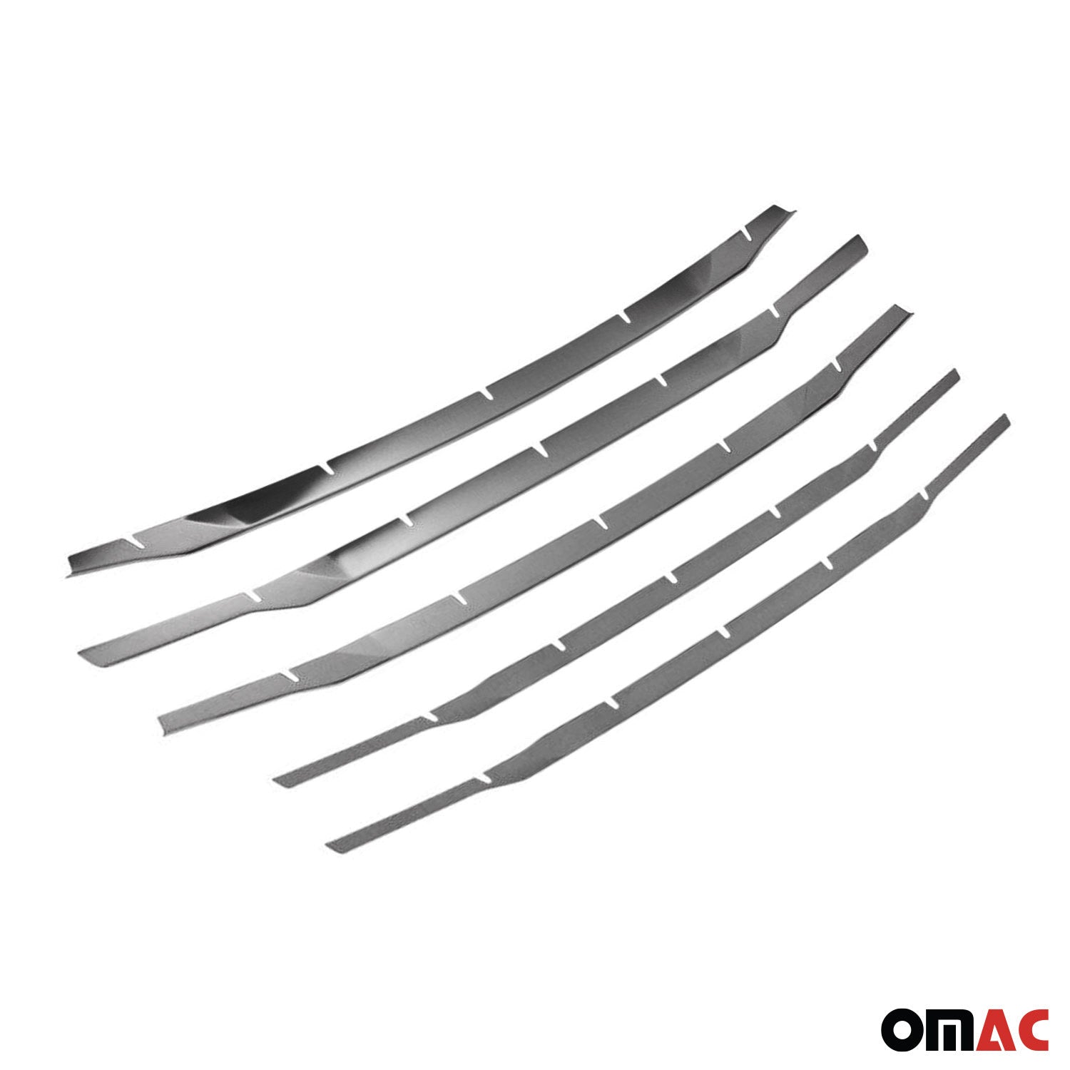 Moulure de Grille de Calandre pour Ford Transit Courier 2017-2022 Chromé 5Pcs