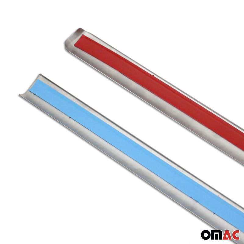 Baguettes pour contour Latérales pour Mercedes Viano 2003-2014 inox chrome