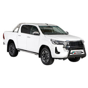 Pare-buffle Avant pour Toyota Hilux 2021-2026 63mm en Acier Inoxydable Noir