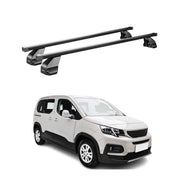 Barres Transversales Menabo pour Peugeot Rifter 2018-2026 Noir