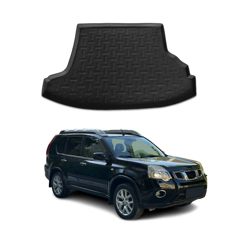 Tapis de Coffre pour Nissan X-Trail T30 2001-2007 en TPE Noir 1x