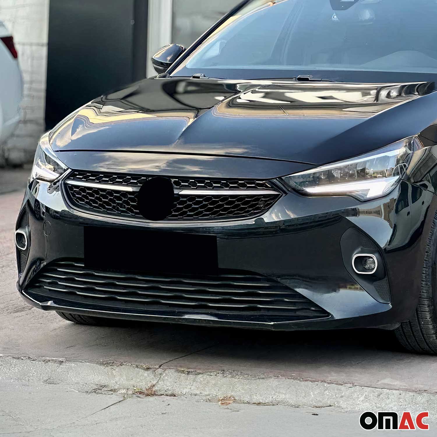 Cache de contour de feu antibrouillard pour Opel Corsa F 2019-23 Pre-FL Acier 2x