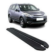Marchepieds Latéraux pour Citroen C-Crosser 2007-2013 Noir Aluminium 2Pcs