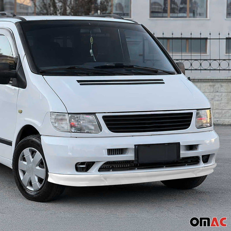Lame de Pare-chocs Avant pour Mercedes Vito W638 1996-2003 ABS Gris
