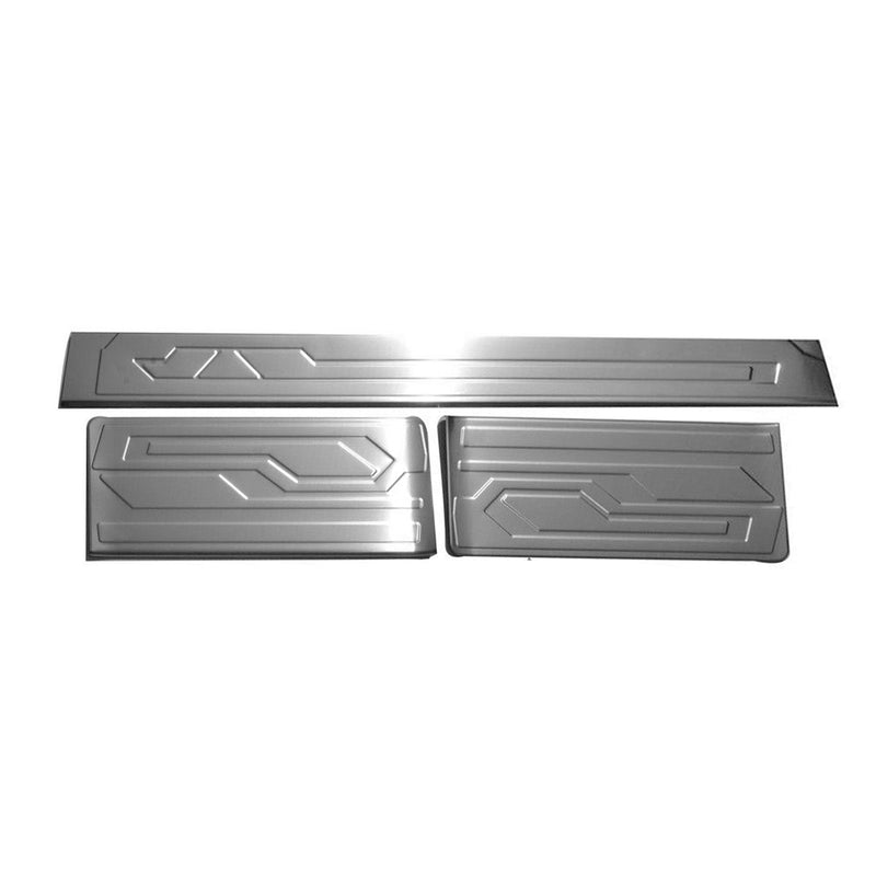 Couverture de Seuil de porte pour Ford Transit Custom 2012-2020 inox chromé 3Pcs