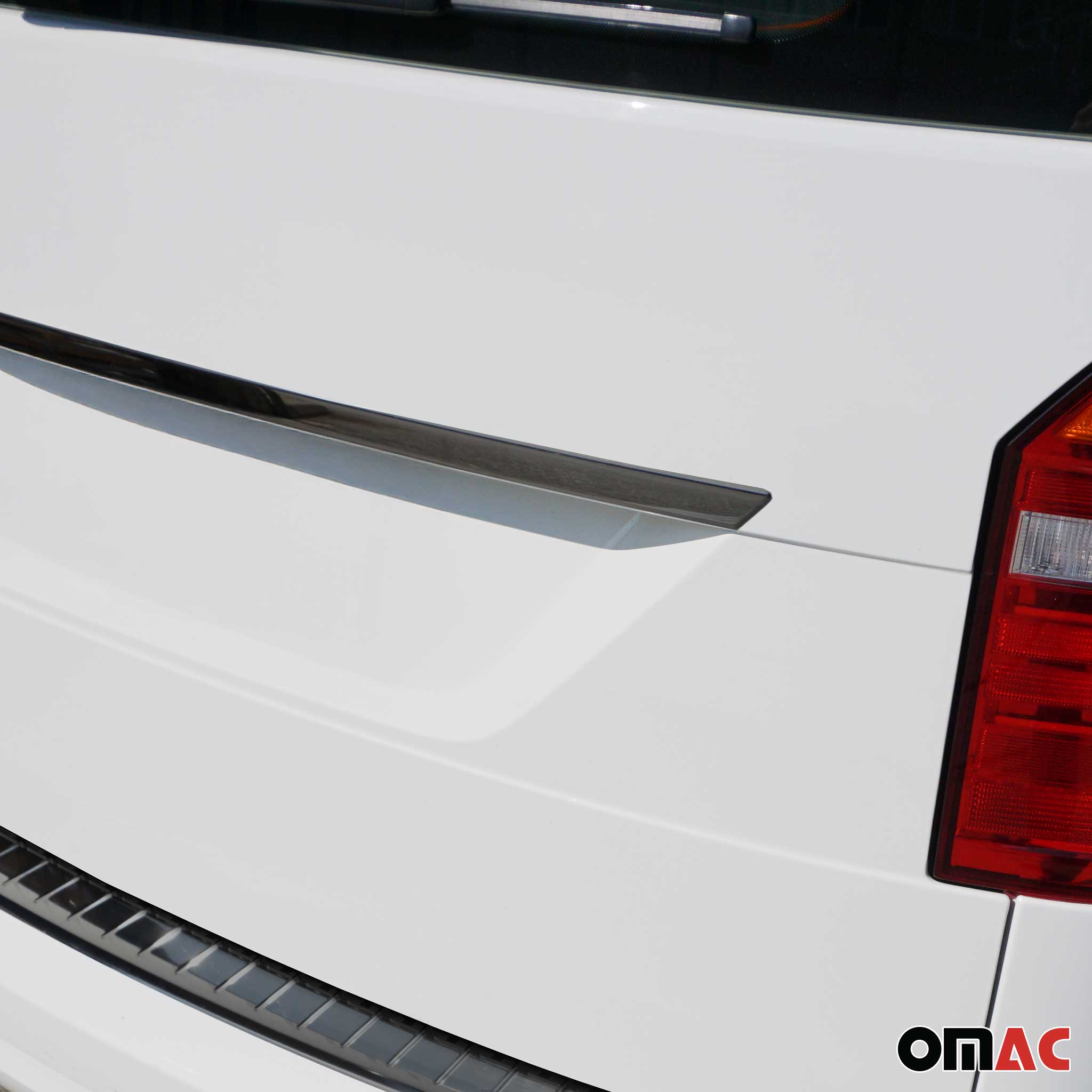 Poignée de Coffre Arrière pour VW Caddy IV 2015-2020 acier inox foncé