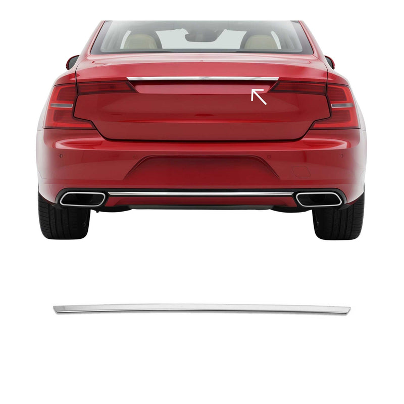 Garniture de Hayon Coffre pour Volvo S90 II 2016-2020 Berline acier inox