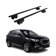 Barres de toit Transversales pour MG HS 2018-2023 Fer Noir ABE
