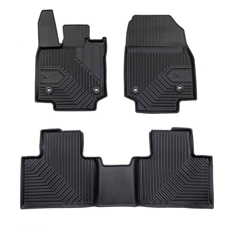 Tapis de Sol de Voiture pour Lexus RX V 2022-2025 TPE Antidérapant Noir 3Pcs
