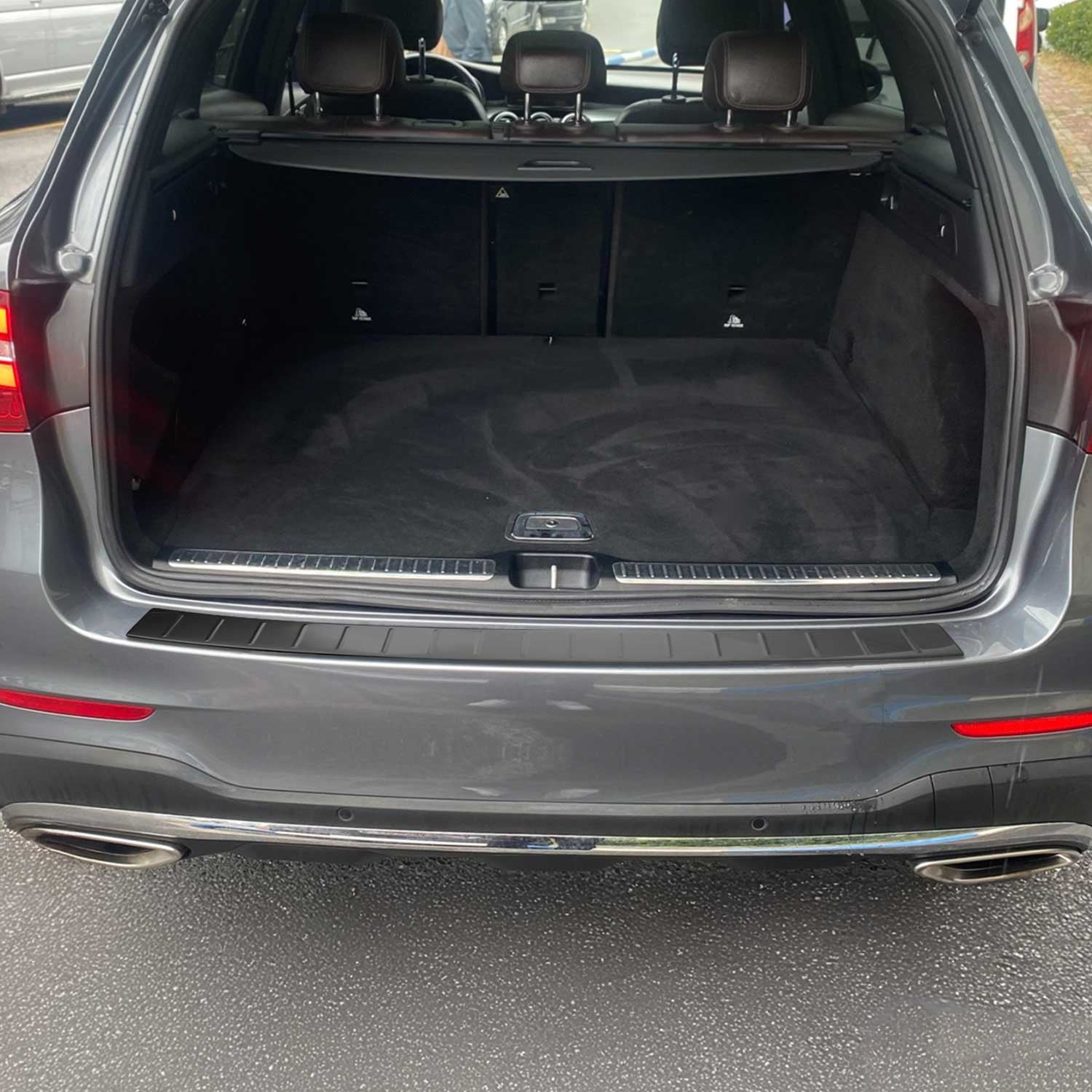 Protection de Pare-Chocs pour Mercedes GLC X253 2015-2022 Inox dark chrome