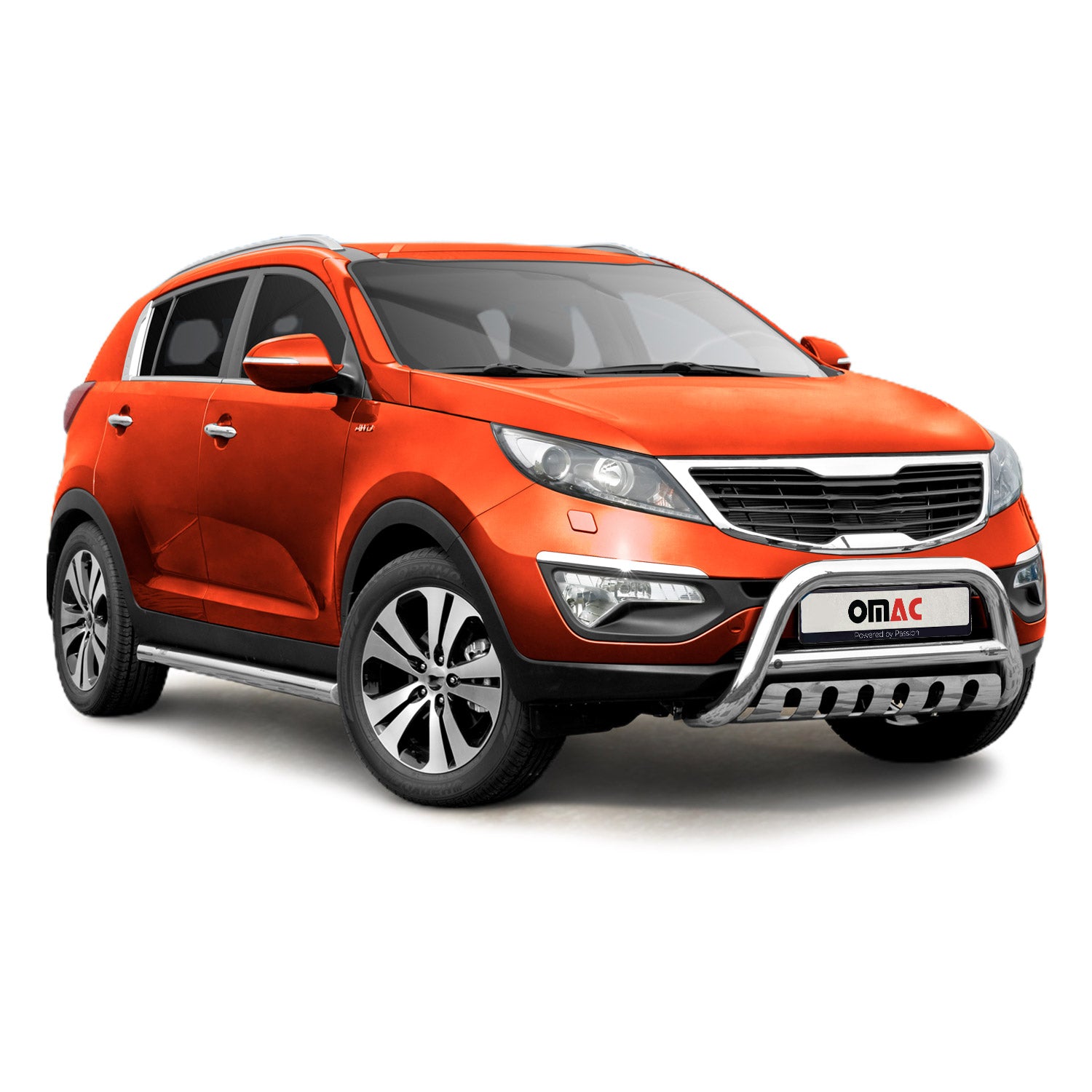 Pare-Buffle Avant Pour Kia Sportage 2010-2015 en Acier Inoxy Argent