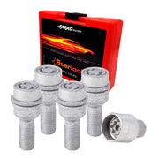 Vis de roue antivol pour Audi Q5/ Q3/ Q2 dès 2008 Gris lot de 4 M14X1,5