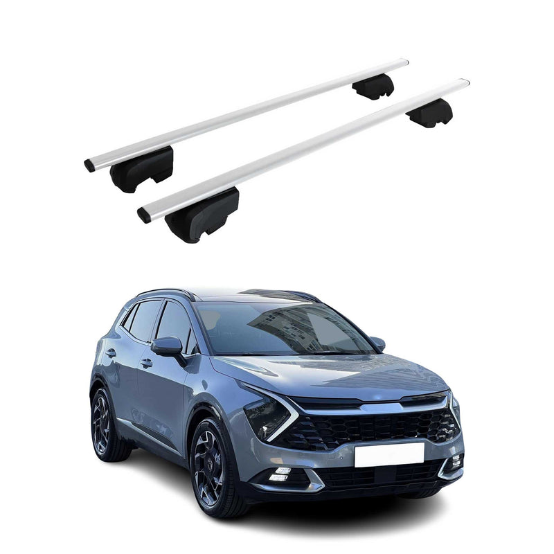 Barres de toit Transversales pour Kia Sportage NQ5 2021-2025 ABE Fer 2x