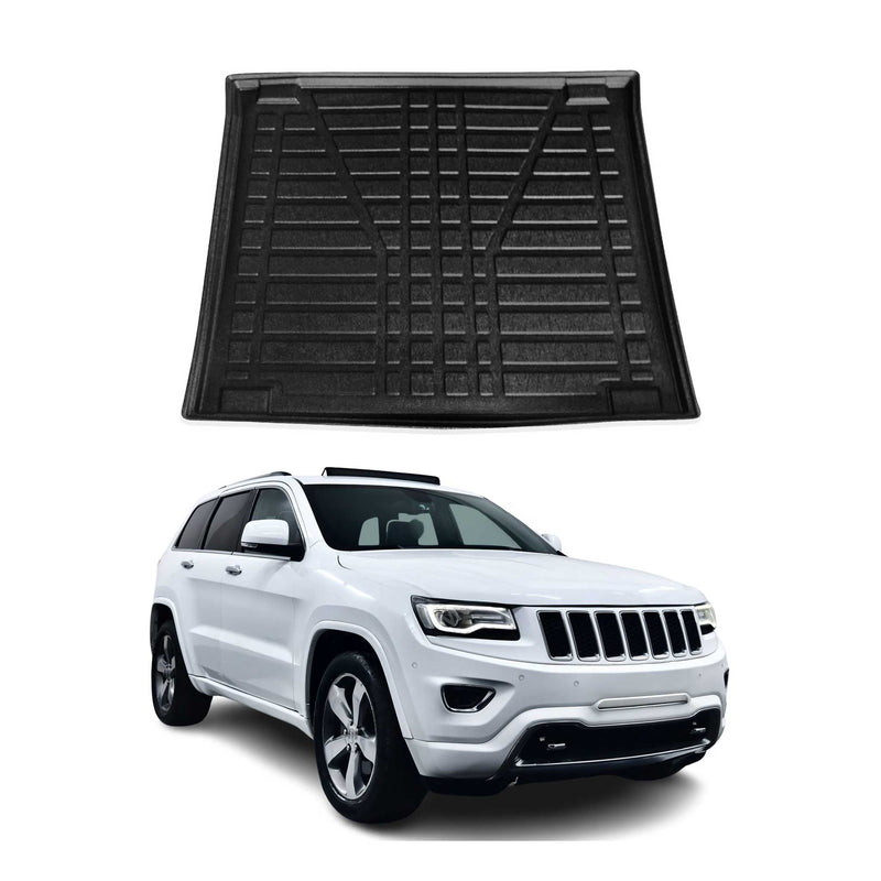 Tapis de Coffre pour Jeep Grand Cherokee 2011-2022 en TPE Noir