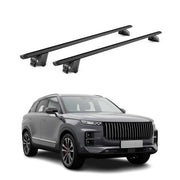 Barres de toit transversales pour Jaecoo 7 2024-2026 Alu Noir 2 pièces ABE