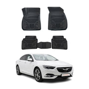 Tapis de sol pour Opel Insignia 2 2017-2022 Noir 3D en Caoutchouc TPE 4Pcs
