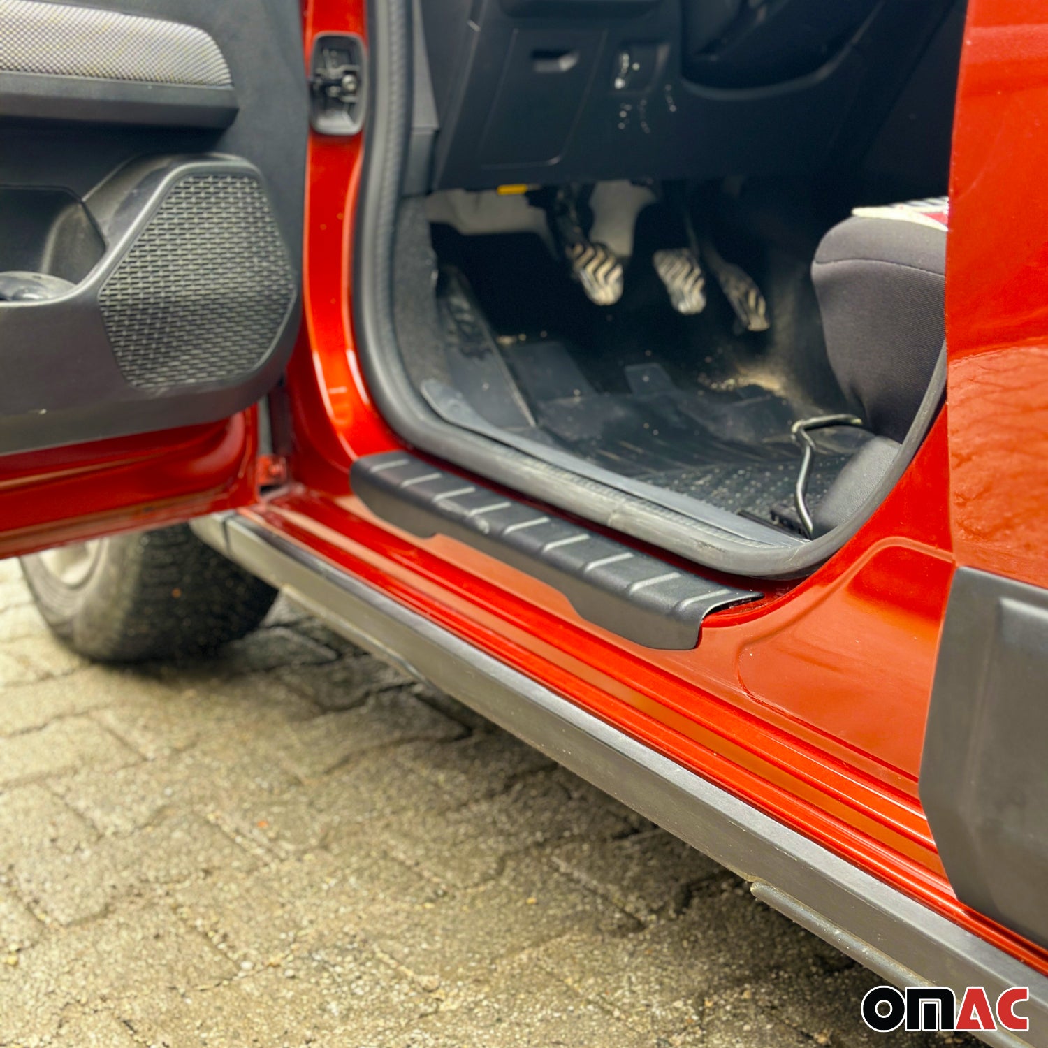 Couverture De Seuil De Porte pour Dacia Sandero 2021-2025 ABS 4 Pcs