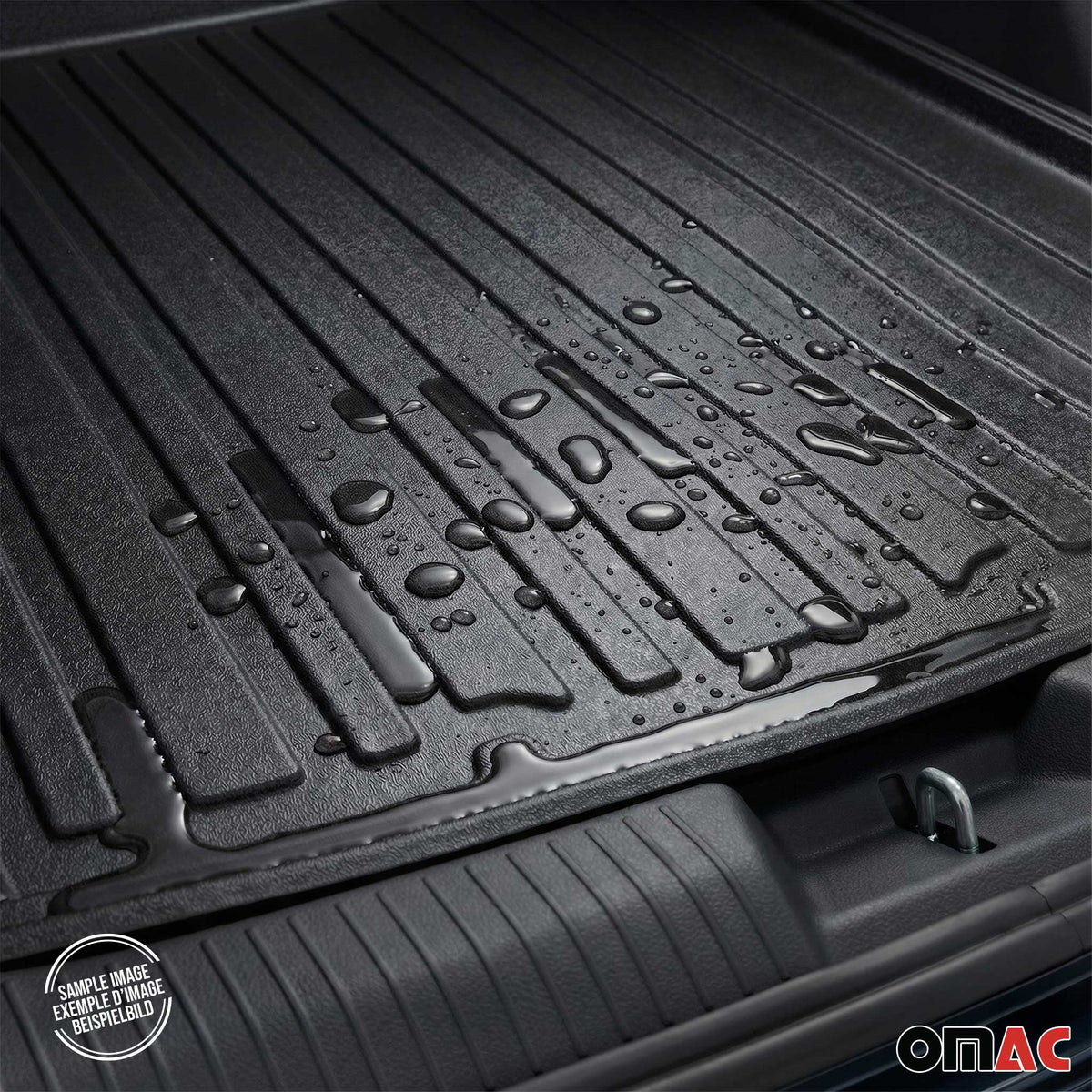 Kit Tapis de Sol et Coffre pour Ford Focus III Berline 2011-2018 Noir TPE