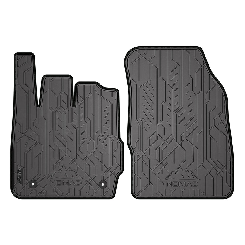 Tapis de Sol de Voiture pour Ford Fiesta mk6 2008-17 Caoutchouc Imperméable Noir