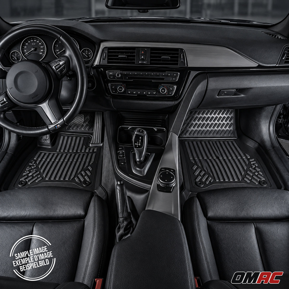 Tapis de sol pour Toyota Corolla 11 2013-2019 Noir 3D en Caoutchouc TPE 4Pcs