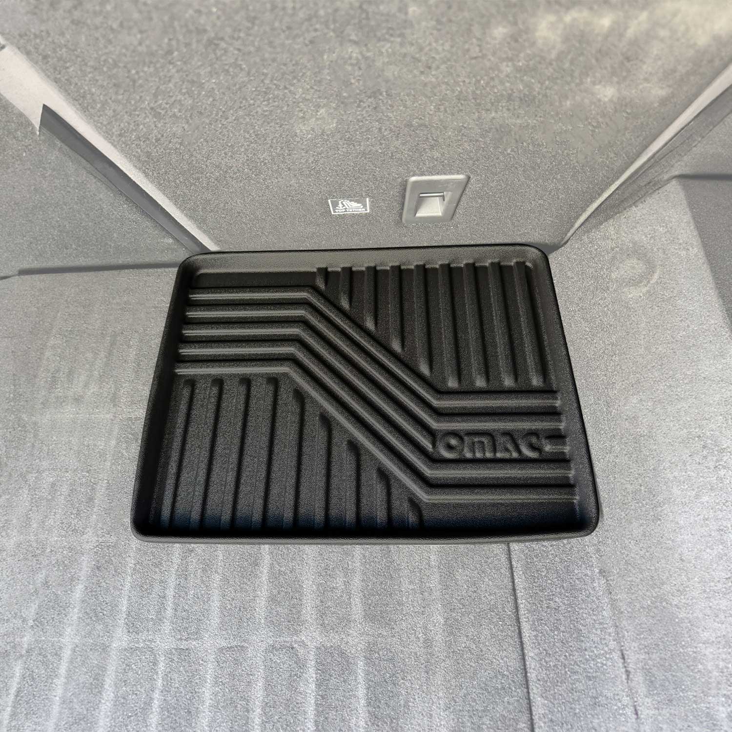 Tapis de coffree polyvalent Tapis en Caoutchouc Organiseur pour voiture 58x38cm