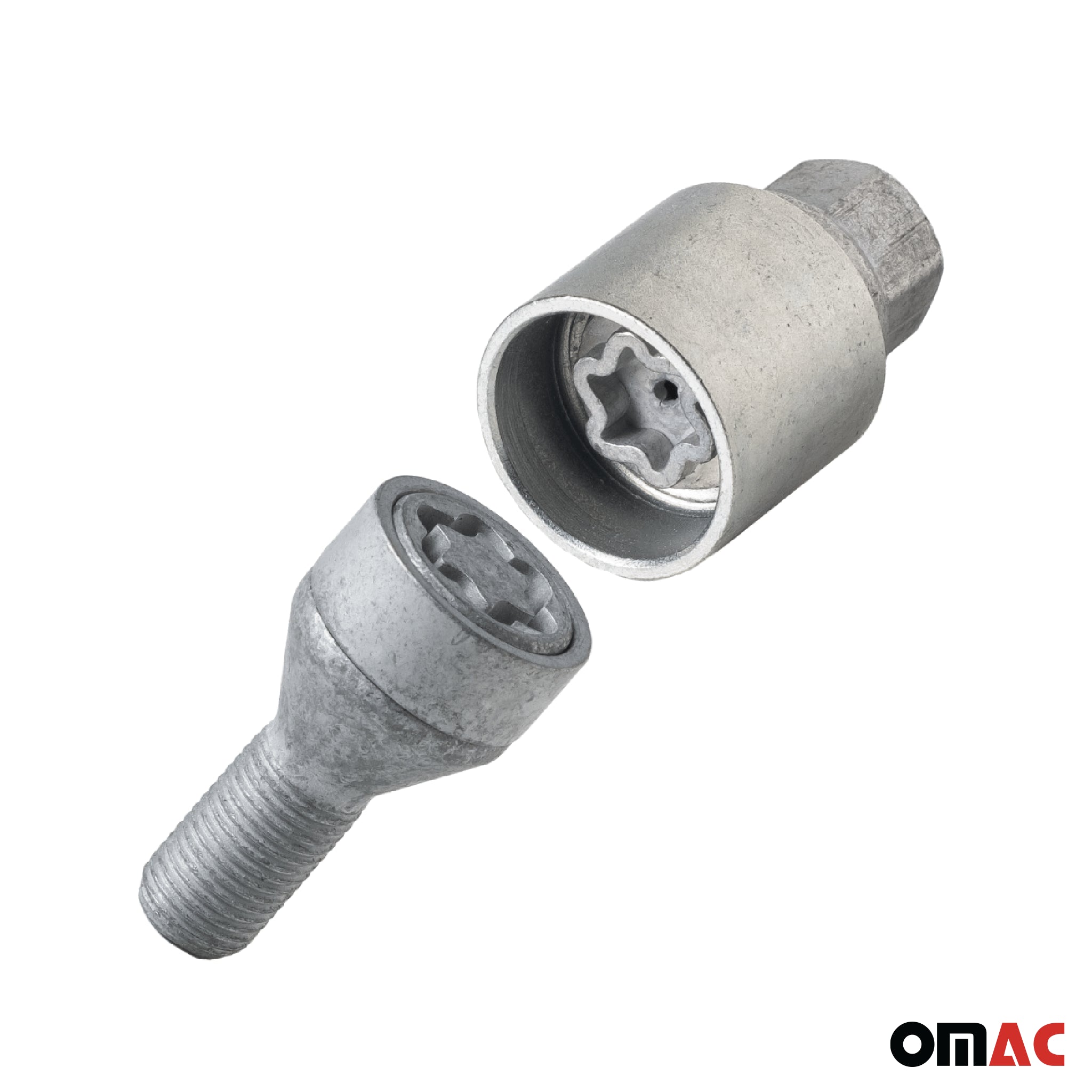 Vis de roue antivol pour Suzuki Sx4 / S-Cross dès 2013 Gris lot de 4 M12X1.5