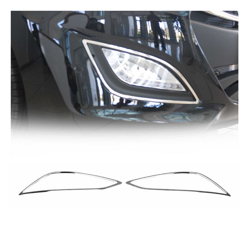 Cadre Phare Antibrouillard pour Hyundai i30 2012-2017 en acier inox Chromé