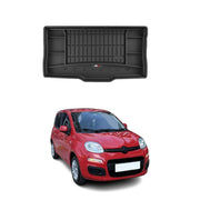 Tapis de Coffre pour Fiat Panda 2012-2026 TPE Noir