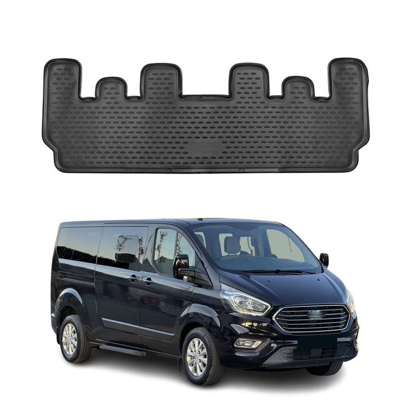 OMAC Tapis de sol pour Ford Transit Custom Titanium 2018-2022 2ème place Noir