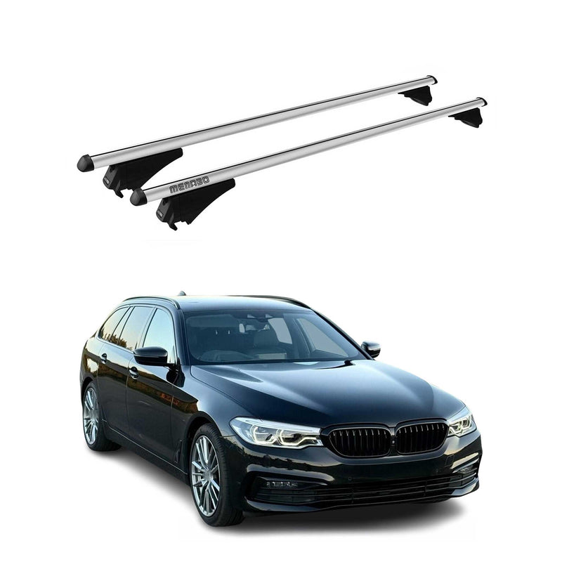 Tiger Barres de toit transversales pour BMW Serie 5 G31 2017-2025 Gris