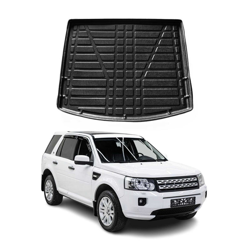 Tapis de Coffre pour Land Rover Freelander 2 2007-2021 en TPE Noir