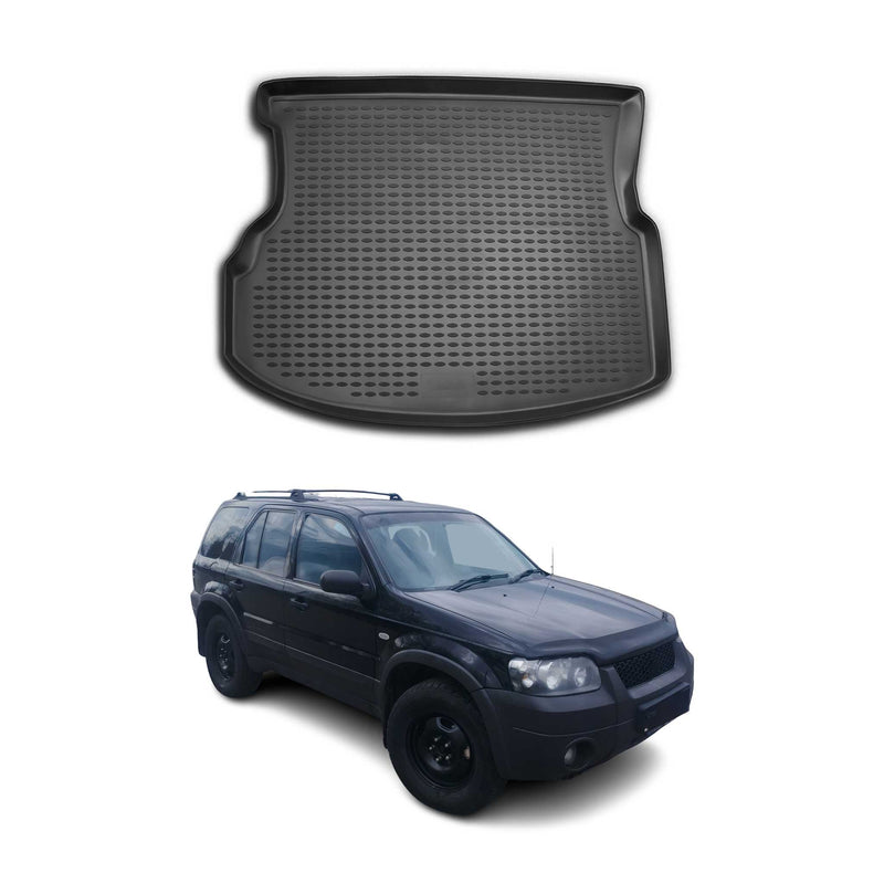 Tapis de Coffre pour Ford Maverick 2001-2008 TPE Noir